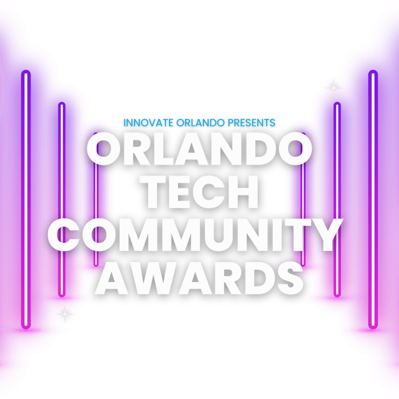 Clean Metallic Logo with Tech Icon