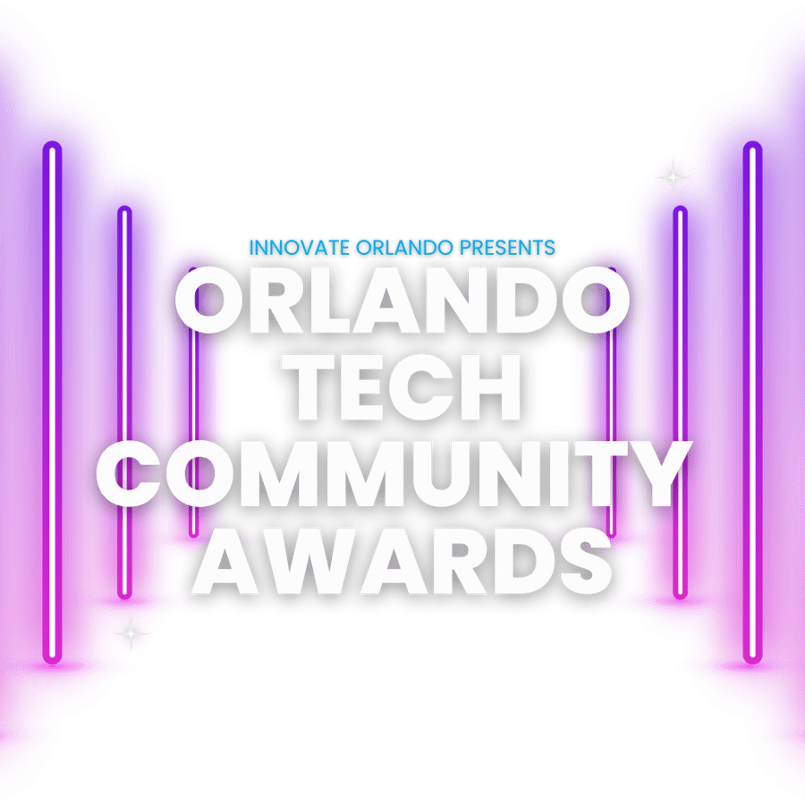 Clean Metallic Logo with Tech Icon